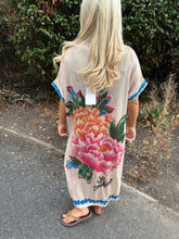 Load image into Gallery viewer, Floral lurex maxi dress
