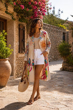 Load image into Gallery viewer, Suede summer print jacket
