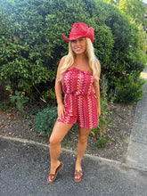 Load image into Gallery viewer, Crochet zigzag playsuits
