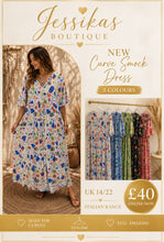 Load image into Gallery viewer, Italian funky smock dress curve

