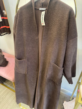 Load image into Gallery viewer, Brown soft blanket jacket
