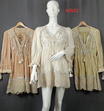 Load image into Gallery viewer, 3 colours boho midi dress
