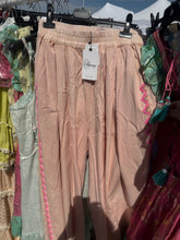 Load image into Gallery viewer, Boho pink Jean beaded trousers
