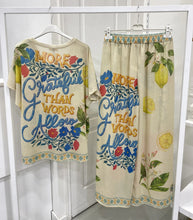 Load image into Gallery viewer, Love is kind lurex co ord
