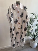 Load image into Gallery viewer, Italian embroidered shirt dress
