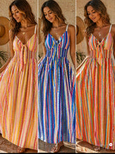 Load image into Gallery viewer, Zigzag bow summer maxi
