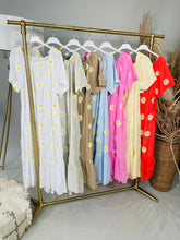 Load image into Gallery viewer, Flower daisy Bardot dress
