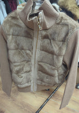 Load image into Gallery viewer, faux fur zip up cardigan
