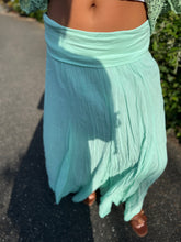 Load image into Gallery viewer, Mint skirt 100% cotton
