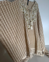 Load image into Gallery viewer, Beige beaded kaftan curve
