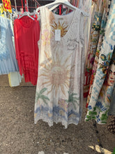 Load image into Gallery viewer, Sheer sun print dress maxi
