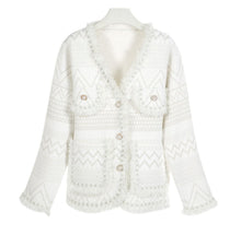 Load image into Gallery viewer, Cream soft cardigan
