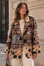 Load image into Gallery viewer, Evil eye love cheq blazer
