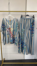 Load image into Gallery viewer, Lurex curve stripe set

