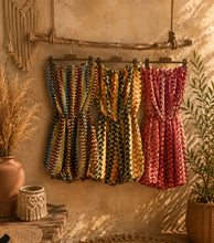 Load image into Gallery viewer, Crochet zigzag playsuits
