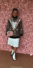 Load image into Gallery viewer, Sparkle animal print jumper
