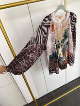 Load image into Gallery viewer, Luxe tie up blouse
