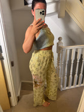Load image into Gallery viewer, Luxe yellow tiedye boho set
