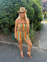 Load image into Gallery viewer, Crochet zigzag playsuits
