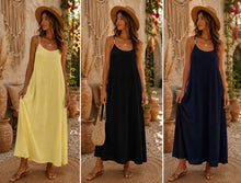 Load image into Gallery viewer, Crinkle beaded maxi dress
