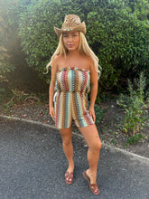 Load image into Gallery viewer, Crochet zigzag playsuits
