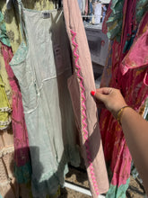 Load image into Gallery viewer, Boho pink Jean beaded trousers
