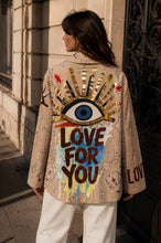 Load image into Gallery viewer, Evil eye love for you blazer
