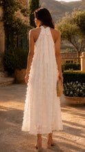 Load image into Gallery viewer, Luxury white detailed maxi dress
