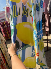 Load image into Gallery viewer, Lemon cotton strappy dress
