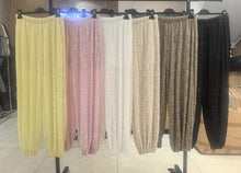 Load image into Gallery viewer, Lace cuffed joggers
