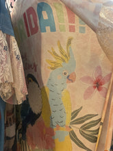 Load image into Gallery viewer, Lace lurex parrot Florida dress
