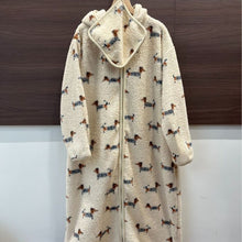 Load image into Gallery viewer, Sausage dog fleece robe

