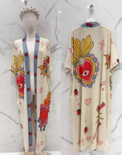 Load image into Gallery viewer, Lurex heart open Cardigan
