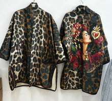 Load image into Gallery viewer, Leopard Freda open soft jacket
